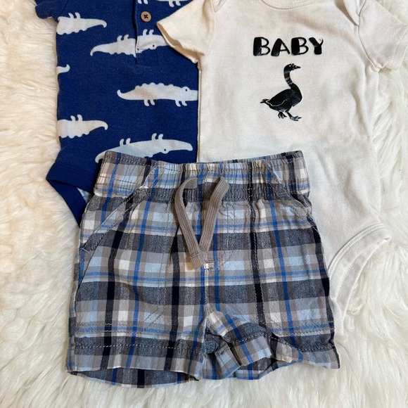 Baby boy 0-3 month matching outfit set - Picture 4 of 9